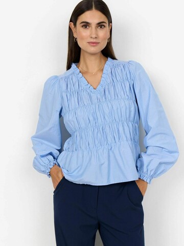 Soyaconcept Bluse 'Onari 3' in Blau: Vorderseite
