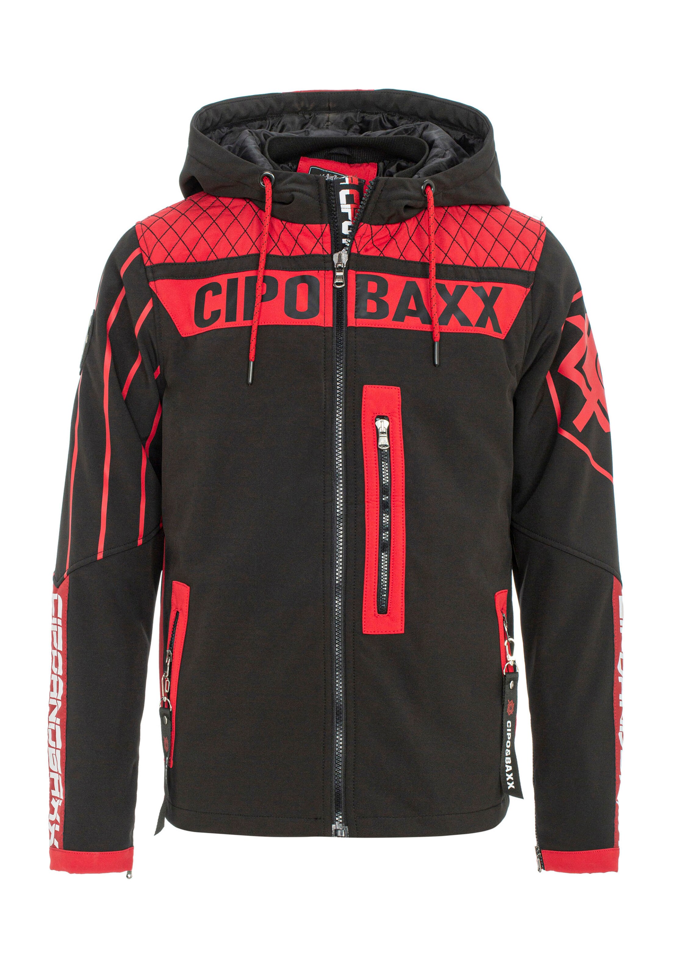 CIPO & BAXX Jacke in Schwarz: Vorderseite