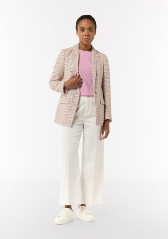 comma casual identity Wide Leg Jeans in Weiß: Vorderseite