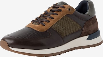 Baskets basses s.Oliver en marron : devant