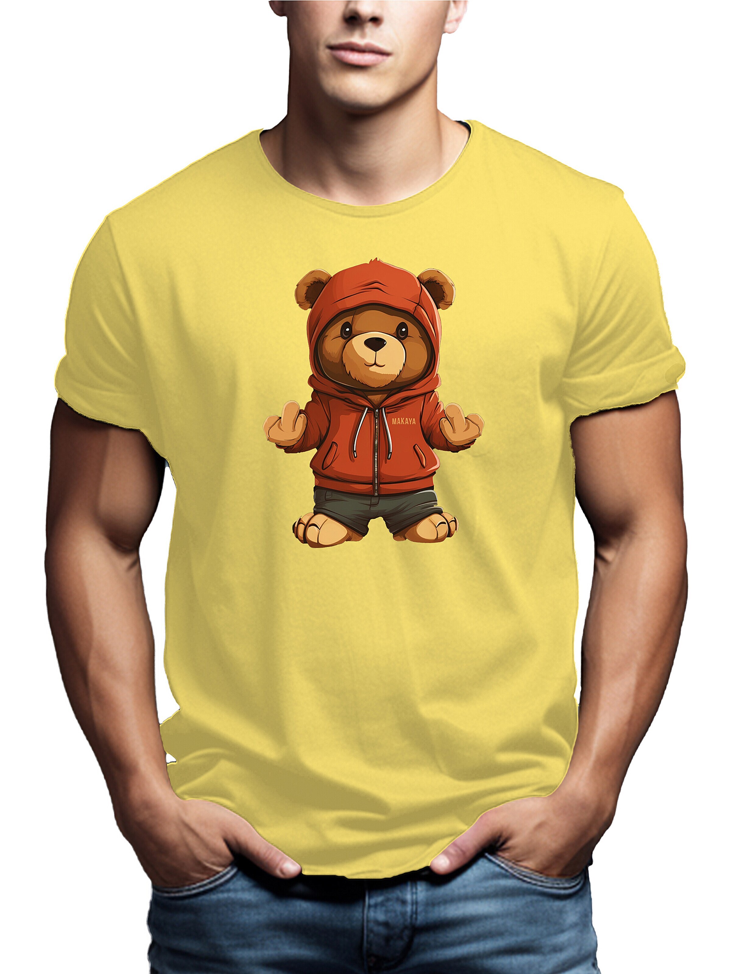 MAKAYA Shirt in Yellow: front