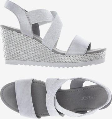 GABOR Sandals & High-Heeled Sandals in 41 in Grey: front