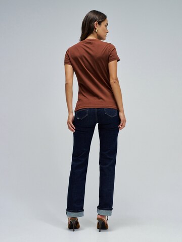 Salsa Jeans T-shirts T-Shirt in Braun