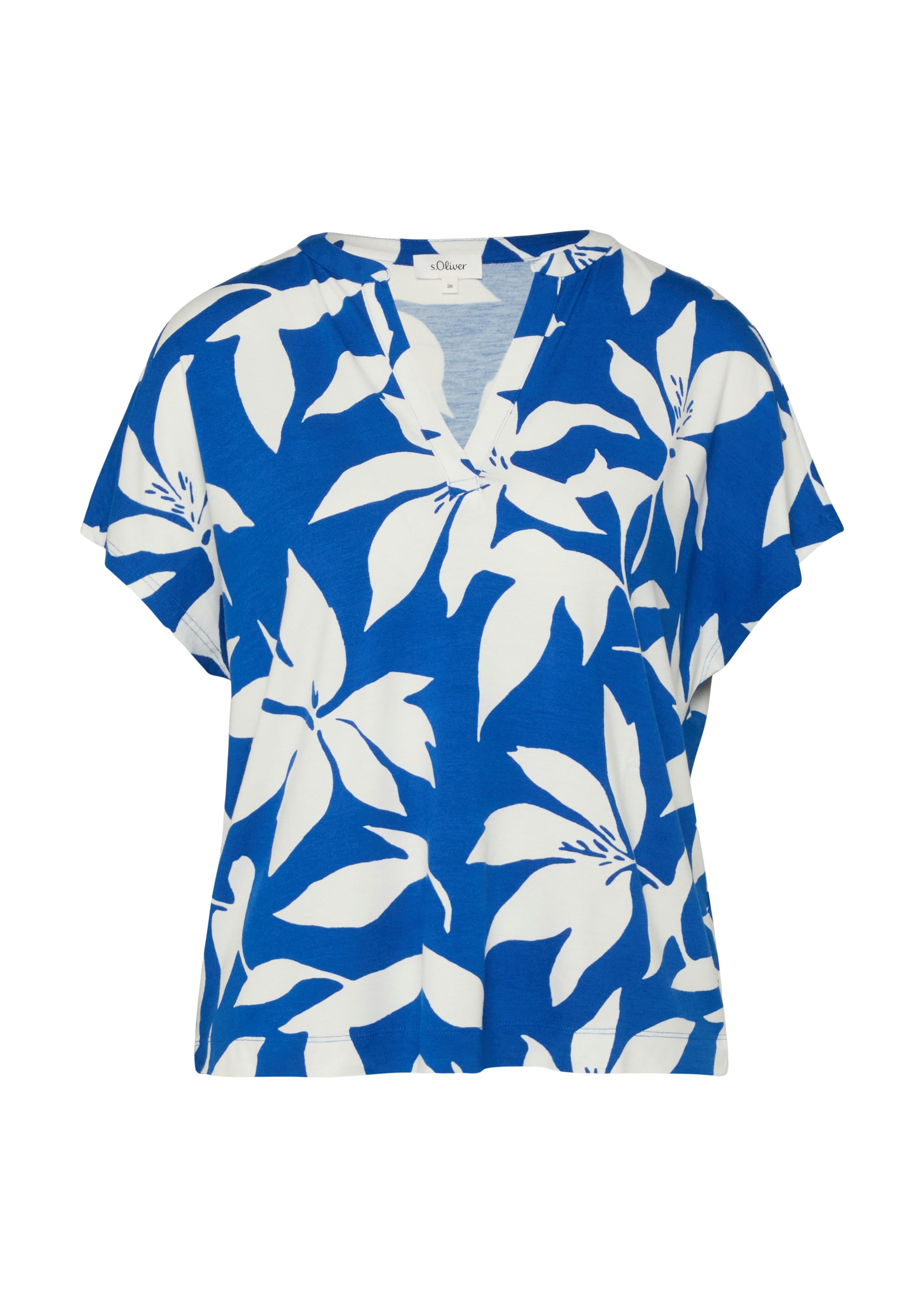 T-shirt s.Oliver en bleu : devant