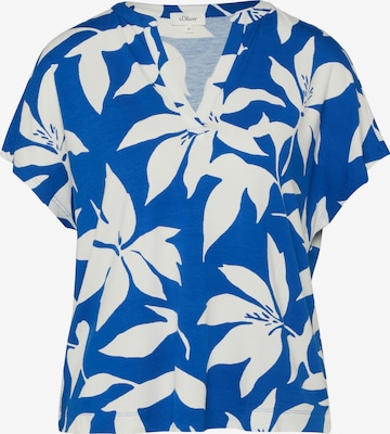 T-shirt s.Oliver en bleu : devant