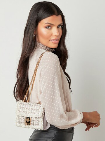 Tomshop24-7 Handbag 'Gabrielle, Tweed' in Beige