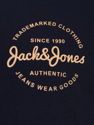 Jack & Jones Plus T-shirt 'FOREST' i blå