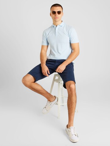 Bruun & Stengade Poloshirt 'Monir' in Blau