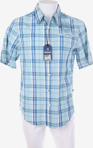 ARQUEONAUTAS Button Up Shirt in M in Blue: front