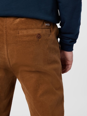 Iriedaily Regular Pants 'Trapas' in Brown