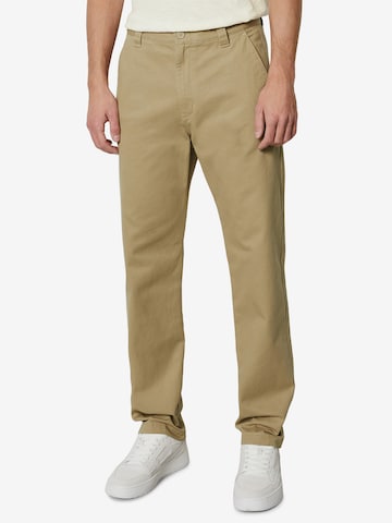 regular Pantaloni chino di Marc O'Polo DENIM in beige: frontale