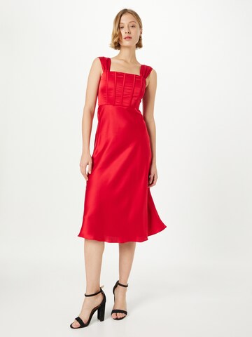 True Decadence Dress in Red: front