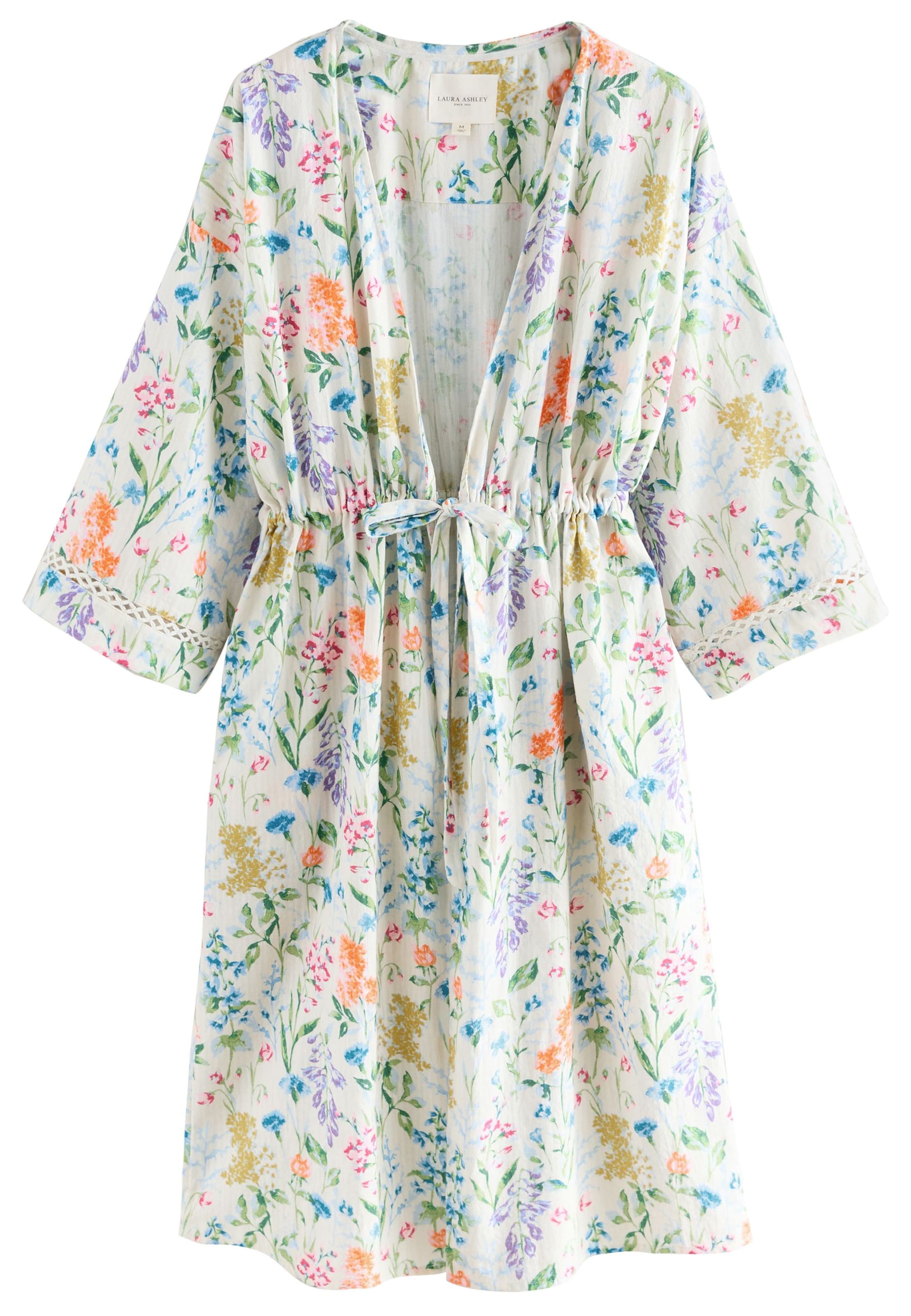 LAURA ASHLEY Bathrobe long in Beige: front