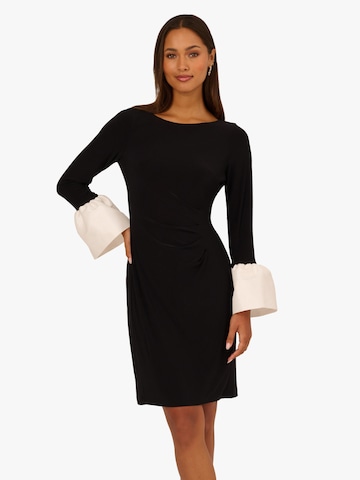 Adrianna Papell Cocktail dress 'Short Dress with Cuff Detail' in Black: front