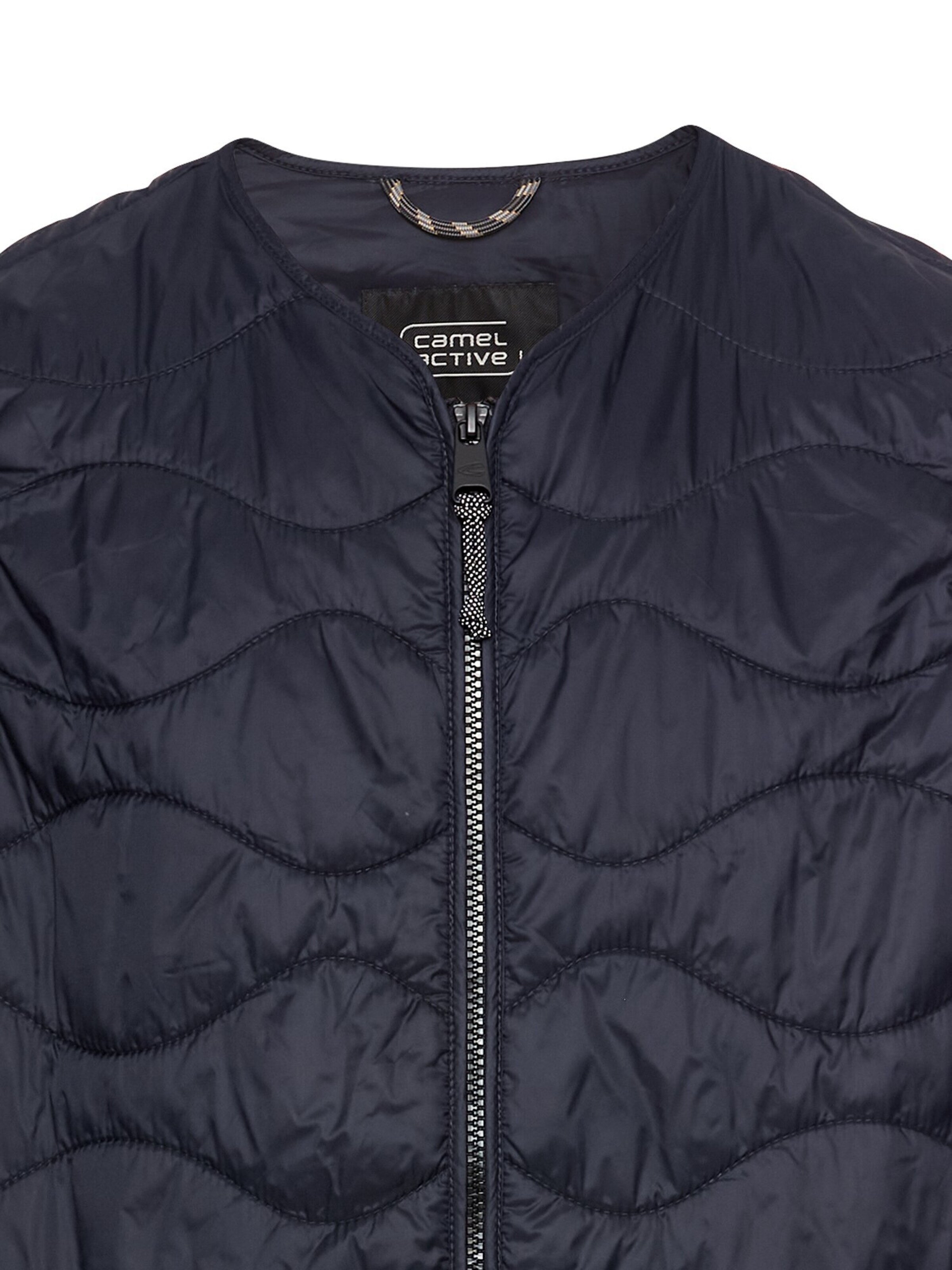 CAMEL ACTIVE Outdoor Weste aus recyceltem Polyamid in Blau