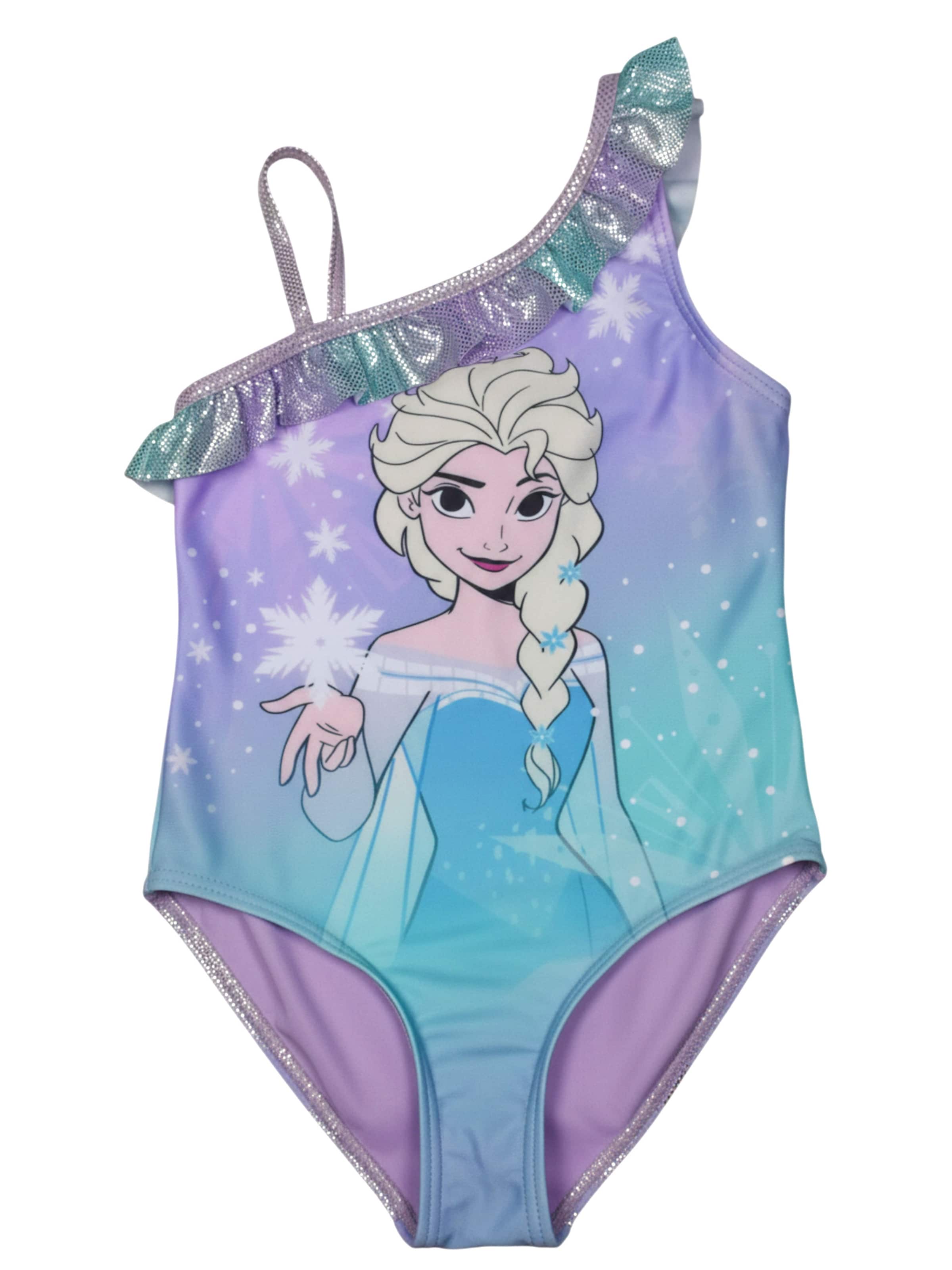 Disney Die Eiskönigin Swimsuit 'Elsa Frozen' in Purple: front