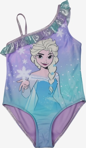 Disney Die Eiskönigin Swimsuit 'Elsa Frozen' in Purple: front