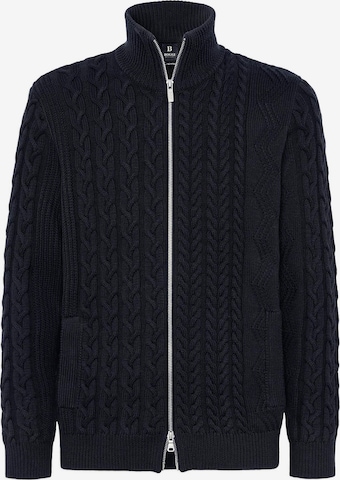 Boggi Milano Strickjacke in Blau: Vorderseite