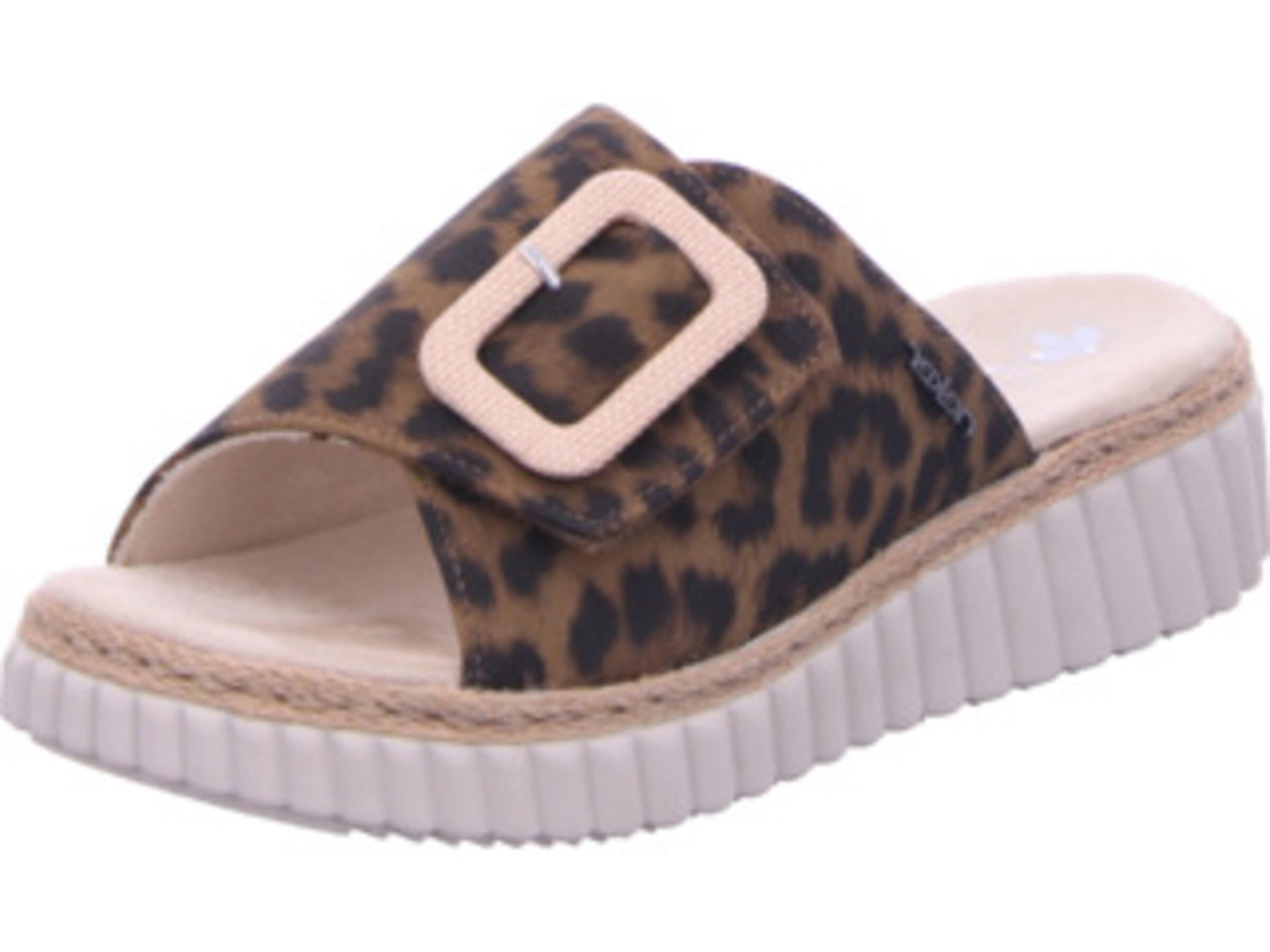 Zoccoletto di Rieker in marrone: frontale