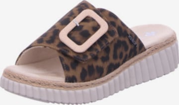 Rieker Pantolette in Braun: Vorderseite