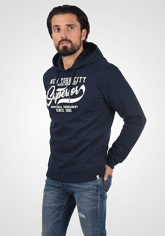 INDICODE JEANS Sweatshirt 'Galileri' in Blauw: voorkant