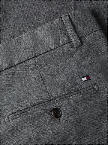 TOMMY HILFIGER Slim fit Pleat-front trousers 'New York' in Grey