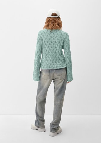 QS Pullover in Grün