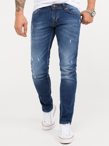 Rock Creek Slim fit Jeans in Blue: front