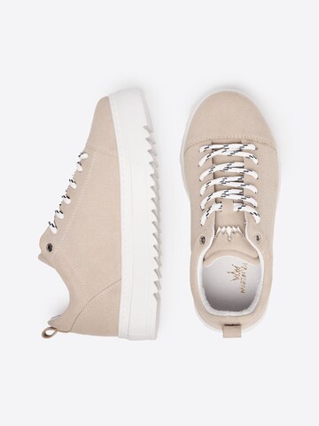 MARTIN VALEN Platform trainers in Beige
