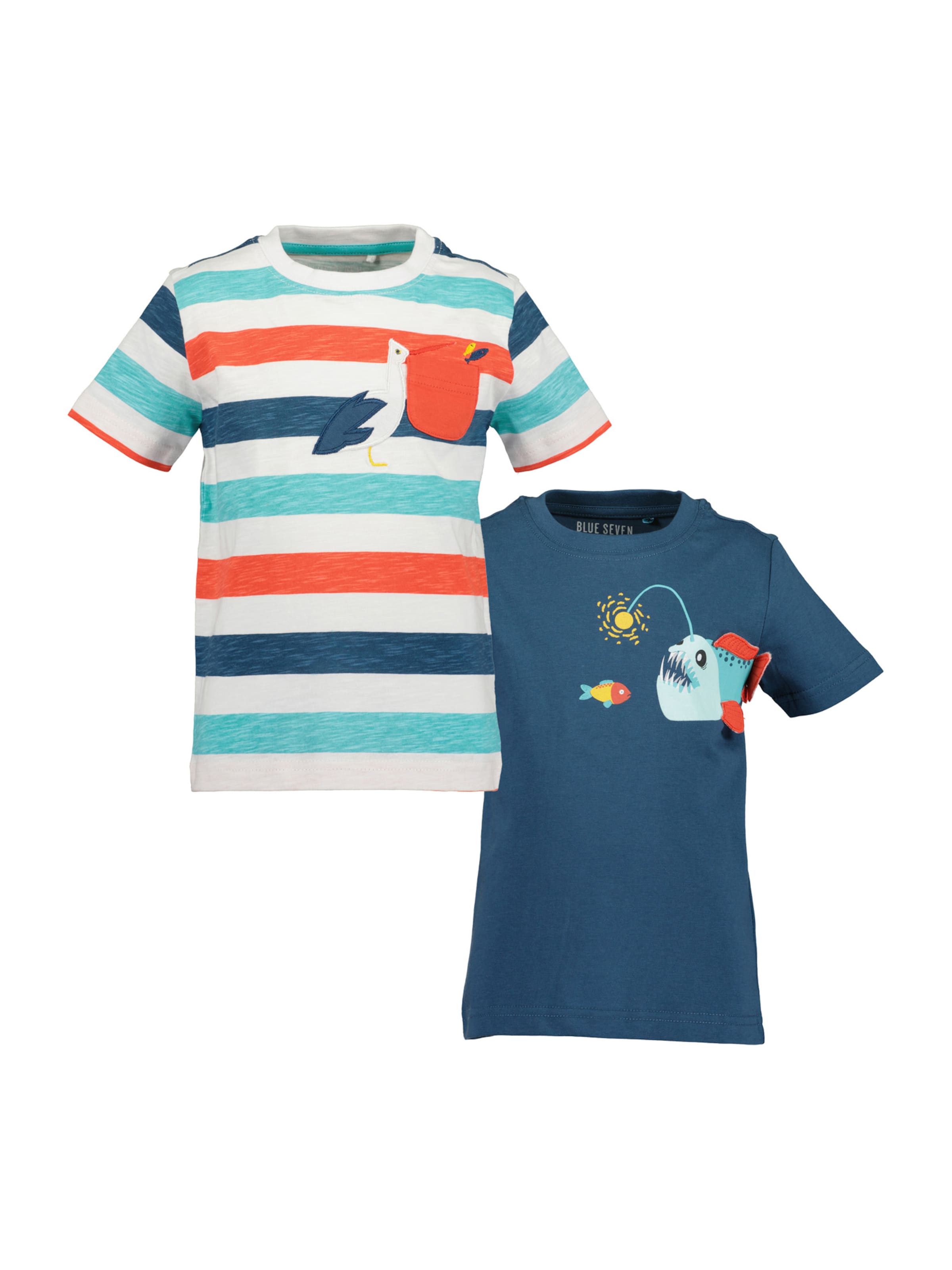 BLUE SEVEN Póló - kék: elől