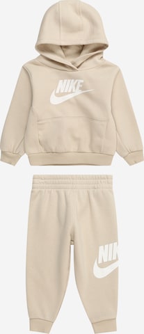 Survêtement 'CLUB FLEECE' Nike Sportswear en beige : devant