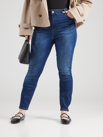Skinny Jeans 'HARLEM' de la Tommy Hilfiger Curve pe albastru: față