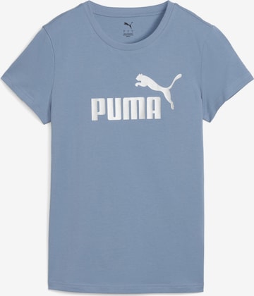 PUMA Functioneel shirt 'Ess Metallic No. 1' in Blauw: voorkant