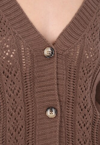 Cardigan Usha en marron