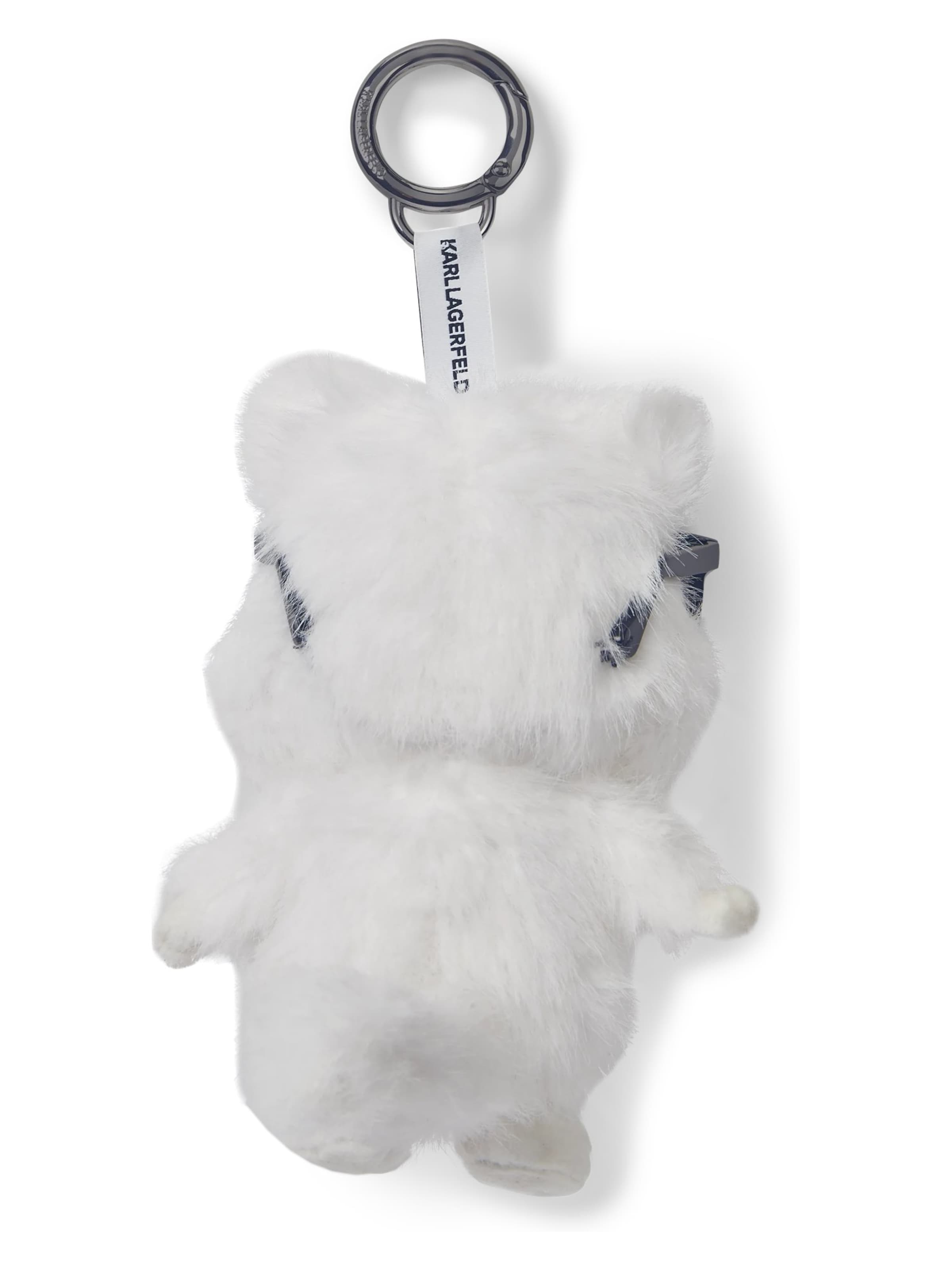 Karl Lagerfeld Μπρελόκ 'Ikon Choupette' σε λευκό