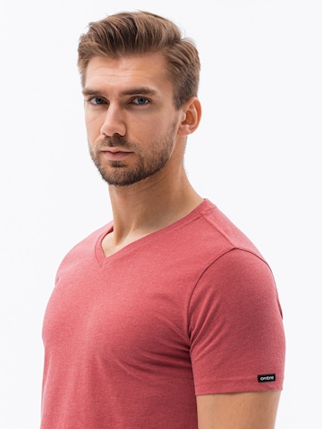 Ombre T-Shirt 'S1369' in Rot