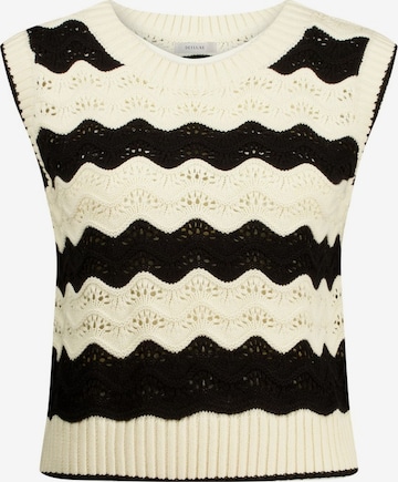 Tops en tricot 'Barrya' Deeluxe en blanc : devant