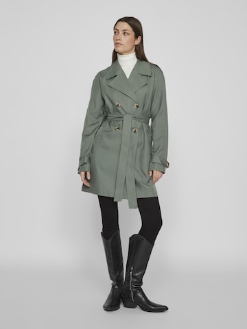 VILA Between-Seasons Coat in Green