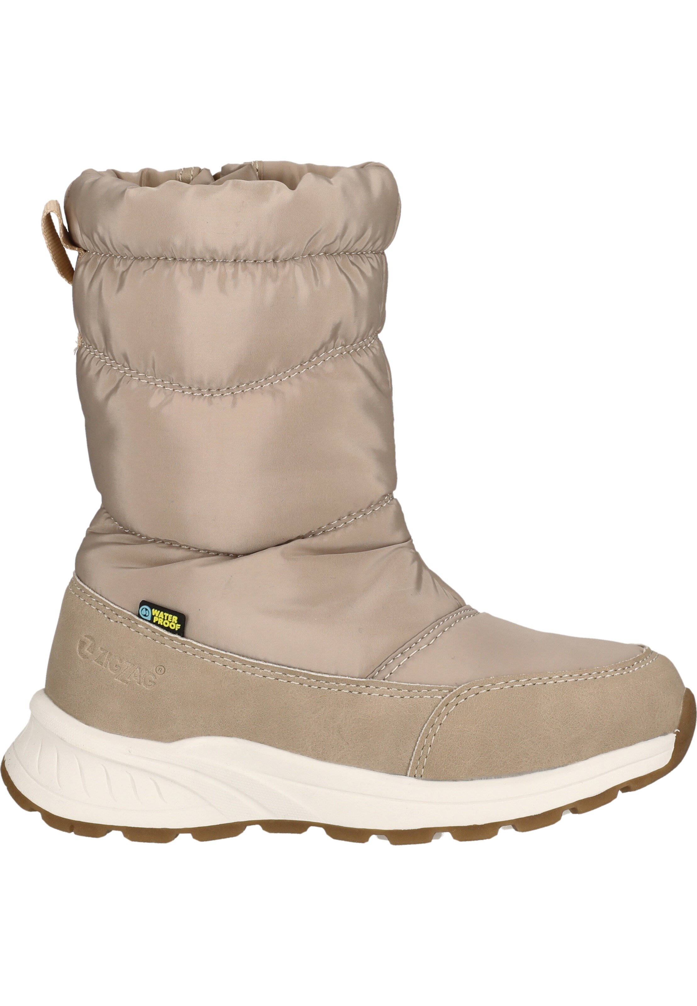ZigZag Stiefel in Beige