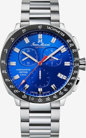 Montre à affichage analogique Jean Marcel en argent : devant