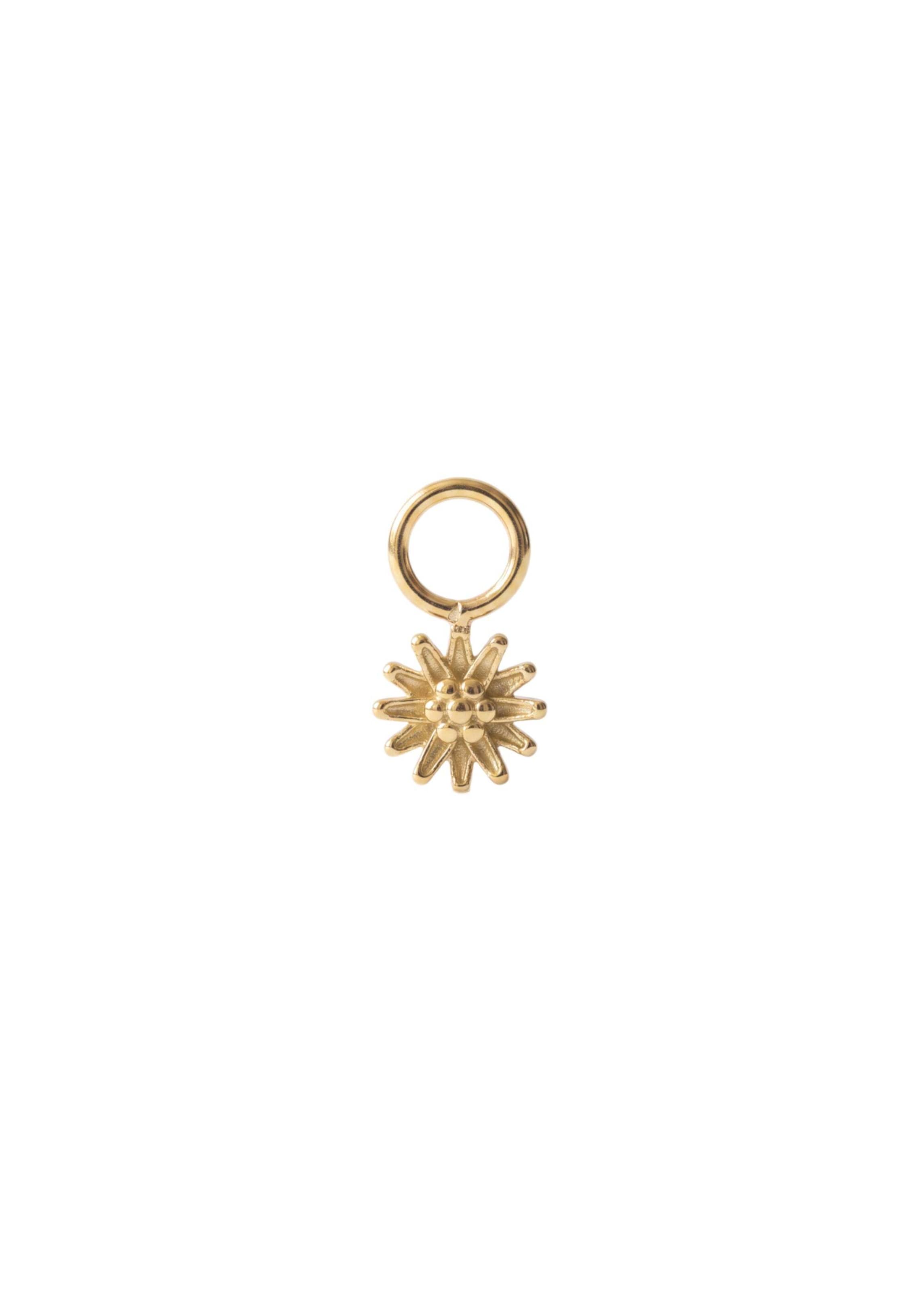 PURELEI - Colgante 'Peony' en oro: frente