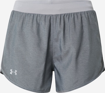 UNDER ARMOUR - Calças de desporto 'Fly By 2.0' em cinzento: frente