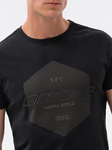 T-Shirt 'S1753' Ombre en noir