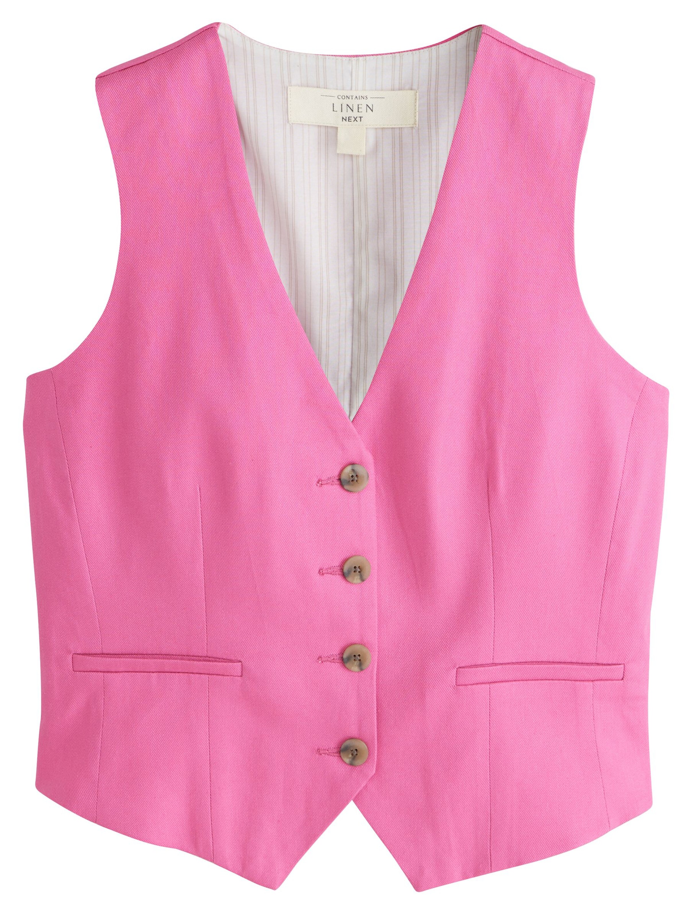 Next Brezrokavnik | roza barva: sprednja stran