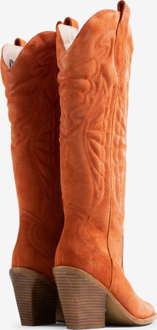 BRONX Cowboy Boots 'New-Kole' in Orange