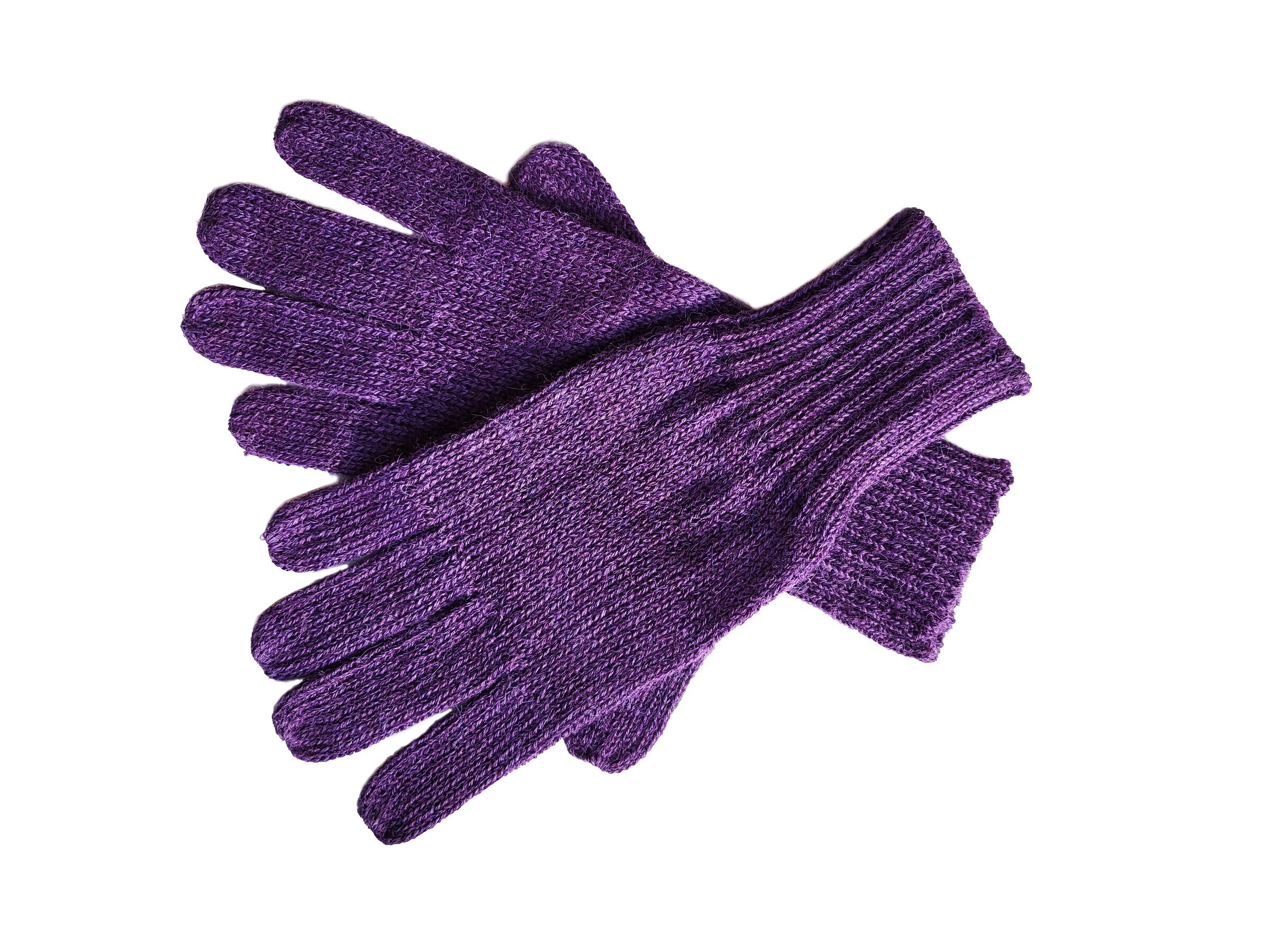 Posh Gear Fingerhandschuhe 'Guantino'‌‌‌ in M in dunkellila, Produktansicht