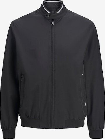 JACK & JONES - Chaqueta de entretiempo en negro: frente