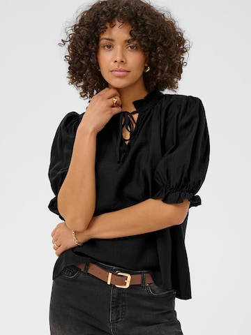 Kaffe Μπλούζα 'KALufia' σε μαύρο: μπροστά