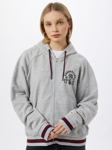 Superdry Sweatjacke in Grau: predná strana