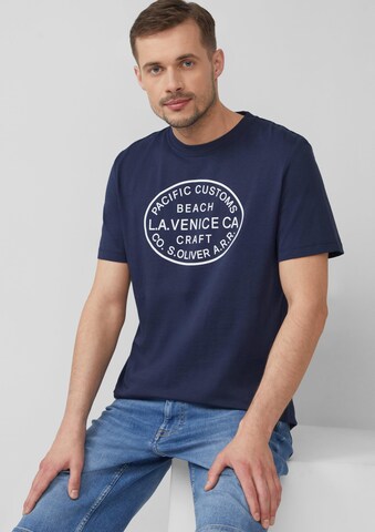 s.Oliver T-Shirt in Blau